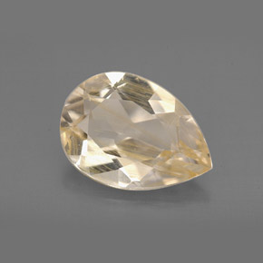 Topacio rutilado amarillo natural de 4,62 ct, transparente, transparente / translúcido