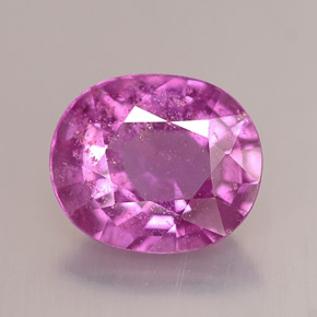 Zafiro rosa natural de 2,02 ct, corte óvalo, VS-SI