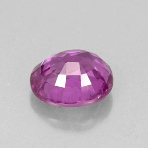 Zafiro violeta natural de 1,43 ct, corte óvalo, VS-SI