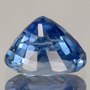 Zafiro azul natural de 1,78 ct, corte óvalo, VS-SI