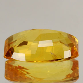 Zafiro amarillo natural de 2,06 ct, forma elegante, VS-SI