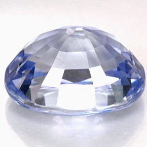 Zafiro azul natural de 4,76 ct, corte óvalo, IF