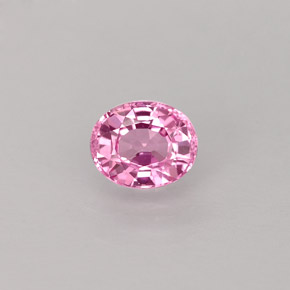 Zafiro rosa natural de 0,58 ct, corte óvalo, VS