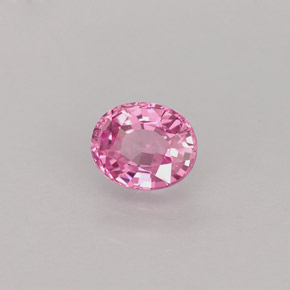 Zafiro rosa natural de 0,58 ct, corte óvalo, VS