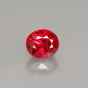 Zafiro naranja natural de 0,99 ct, corte óvalo, VS