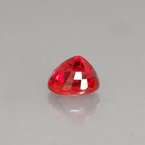 Zafiro naranja natural de 0,99 ct, corte óvalo, VS