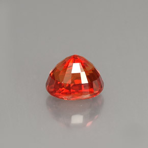 Zafiro naranja natural de 1,10 ct, corte óvalo, VS-SI
