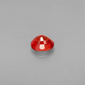 Zafiro naranja natural de 1,16 ct, corte óvalo, VS
