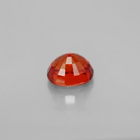 Zafiro naranja natural de 1,19 ct, corte óvalo, VVS-VS
