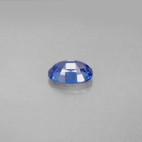 Zafiro azul natural de 1,15 ct, corte óvalo, VS