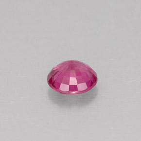 Zafiro rosa natural de 0,37 ct, corte redondo, VS-SI