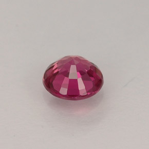 Zafiro rosa natural de 0,37 ct, corte redondo, VS