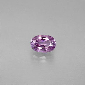 Zafiro violeta natural de 0,77 ct, corte óvalo, VVS-VS