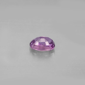 Zafiro violeta natural de 0,77 ct, corte óvalo, VVS-VS