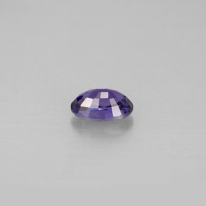 Zafiro violeta natural de 0,65 ct, corte óvalo, VVS-VS