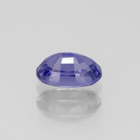 Zafiro violeta natural de 0,67 ct, corte óvalo, VS