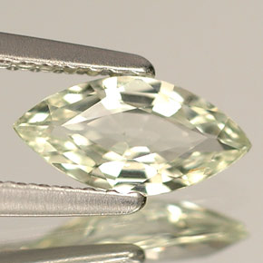 Zafiro verde natural de 0,79 ct, marquesa, VVS-VS