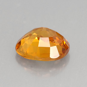 Zafiro naranja natural de 1,81 ct, corte óvalo, VS-SI