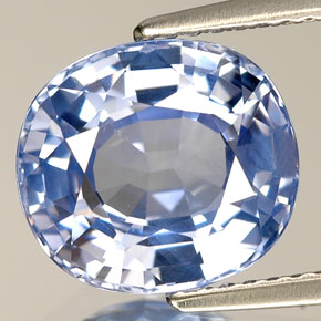 Zafiro azul natural de 5,17 ct, corte cojín, VS
