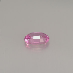 Zafiro rosa natural de 0,54 ct, corte óvalo, VVS