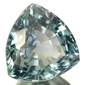 Zafiro verde natural de 1,08 ct, trillón, VS