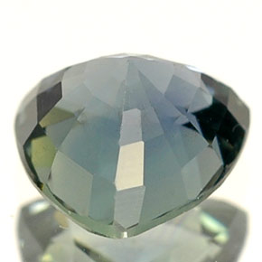 Zafiro verde natural de 1,08 ct, trillón, VS