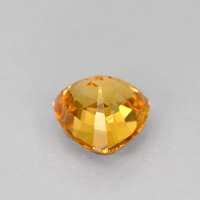 Zafiro amarillo natural de 1,14 ct, trillón, VS
