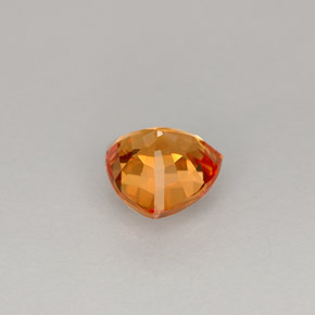 Zafiro naranja natural de 1,11 ct, trillón, VS