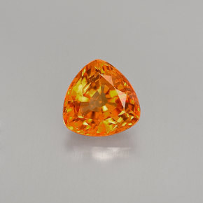 Zafiro naranja natural de 1,11 ct, trillón, VS