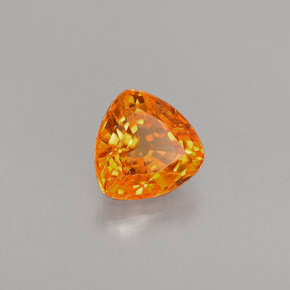 Zafiro naranja natural de 1,11 ct, trillón, VS