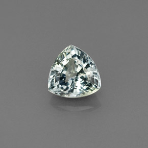 Zafiro verde natural de 1,11 ct, trillón, VS