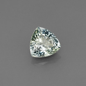 Zafiro verde natural de 1,11 ct, trillón, VS