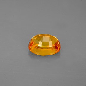 Zafiro amarillo natural de 2,13 ct, corte óvalo, VS-SI