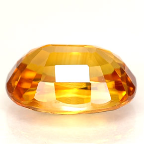 Zafiro amarillo natural de 2,46 ct, corte óvalo, VVS-VS