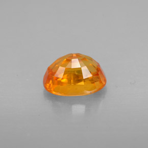 Zafiro naranja natural de 1,50 ct, corte óvalo, VS-SI