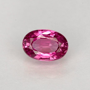 Zafiro rosa natural de 0,64 ct, corte óvalo, VVS-VS