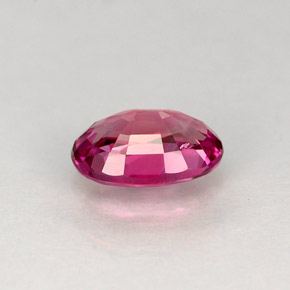 Zafiro rosa natural de 0,64 ct, corte óvalo, VVS-VS
