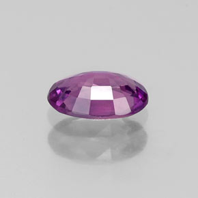 Zafiro violeta natural de 0,55 ct, corte óvalo, VS