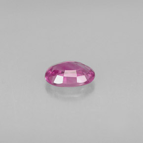 Zafiro rosa natural de 0,59 ct, corte óvalo, VVS