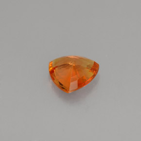 Zafiro naranja natural de 0,88 ct, trillón, VS