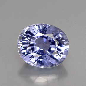 Zafiro azul natural de 4,06 ct, corte óvalo, IF