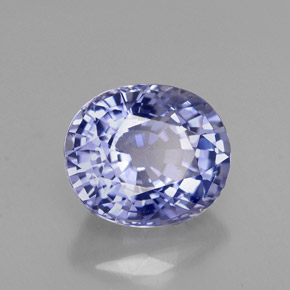 Zafiro azul natural de 4,06 ct, corte óvalo, IF
