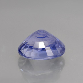 Zafiro azul natural de 4,06 ct, corte óvalo, IF