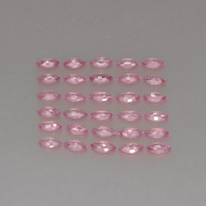 Gemas de zafiro rosa natural de  ct, marquesa, VVS