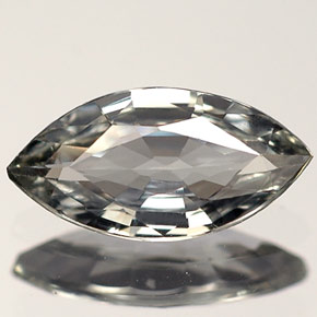 Zafiro verde natural de 0,91 ct, marquesa, VVS