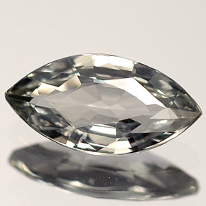 Zafiro verde natural de 0,91 ct, marquesa, VVS