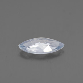 Zafiro azul natural de 0,56 ct, marquesa, VVS