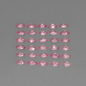 Gemas de zafiro rosa natural de  ct, marquesa, VVS