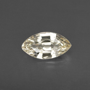 Zafiro amarillo natural de 0,60 ct, marquesa, VS