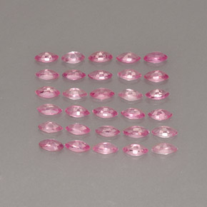 Gemas de zafiro rosa natural de  ct, marquesa, VVS